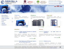 Tablet Screenshot of elektronika-sa.com.pl